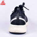 PEAK Casual Shoes for Men Black Lightweight Comfortable Lace Up Everyday Walking Sneakers. 