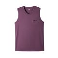 Men's V-neck Ice Silk Waistcoat Vest Quick-drying Fitness Breathable Vest Sleeveless T-shirt Base Shirt 2022 New. 