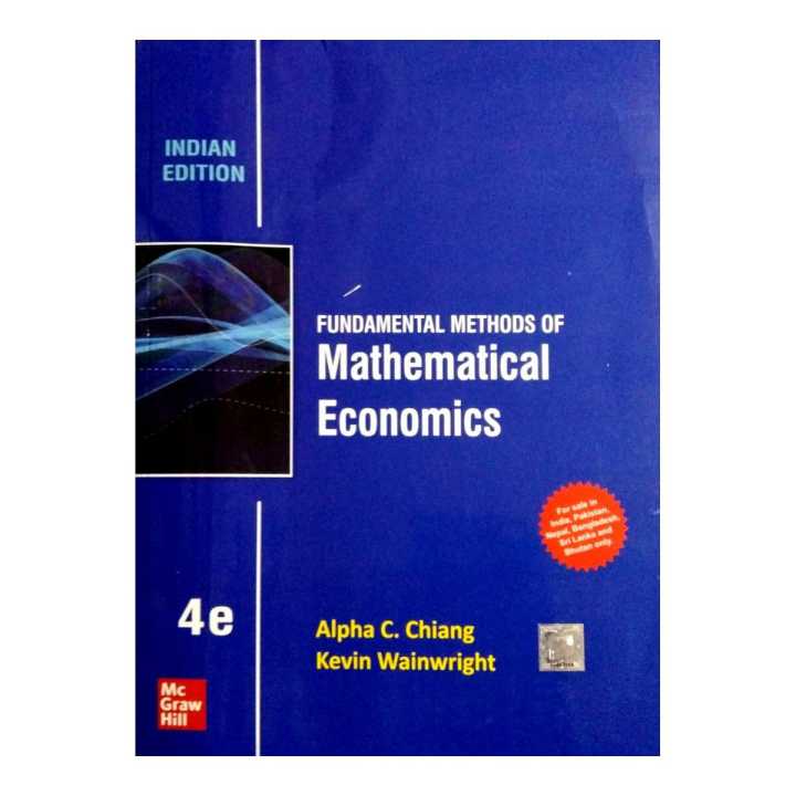 Fundamental Method Fundamental Methods of Mathematical Economics | Daraz.com.np