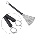 Retractable Jazz Drum Brushes Stick Steel Wire 32cm Cleaning Brushes Retractable Jazz Drum Brushes for Jazz Rock Music Lover. 
