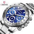CHENXI brand fashionable business luxury waterproof quartz couple watch. 