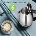 Electric Kettle Hot Water Kettle, 2.0L Stainless Steel Electric Tea Kettle & Coffee Kettle, Water Warmer with Fast Boil, Auto Shut-Off & Boil Dry Protection. 