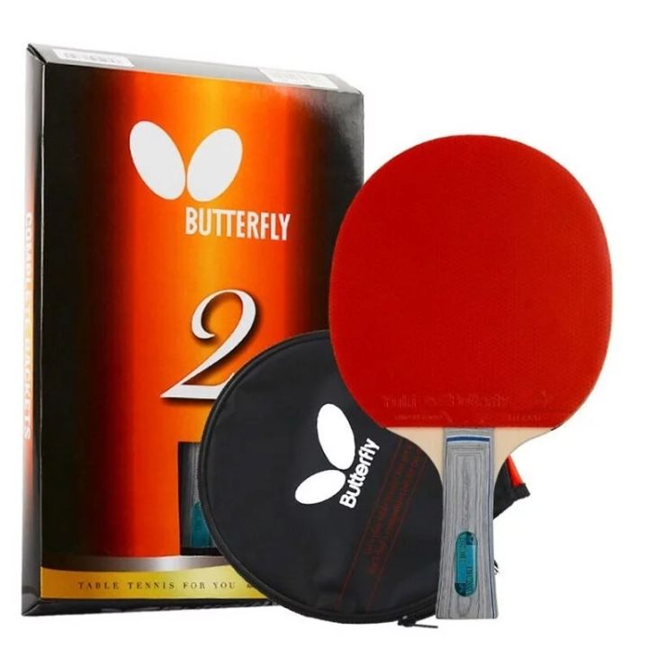 Butterfly TBC202 FL Pre-assembled Table Tennis Racket Ready Make Racket Ping Pong Handshake