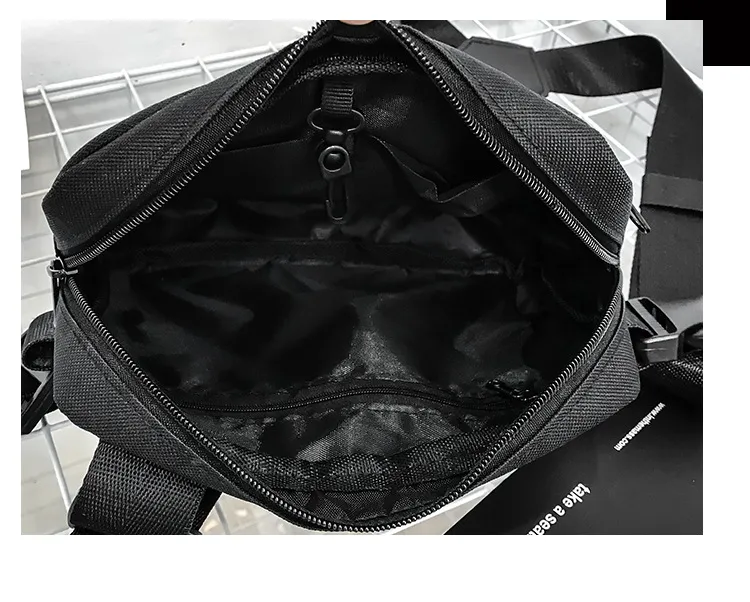 Fashion Men Casual Tactical Chest Bag Oxford Functional Waist Pack