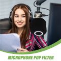(GGBR) C3 Microphone Wind Shield Mic Screen Acoustic Filter Acoustic for Record Studios Mic Sound-Absorbing Foam Black. 
