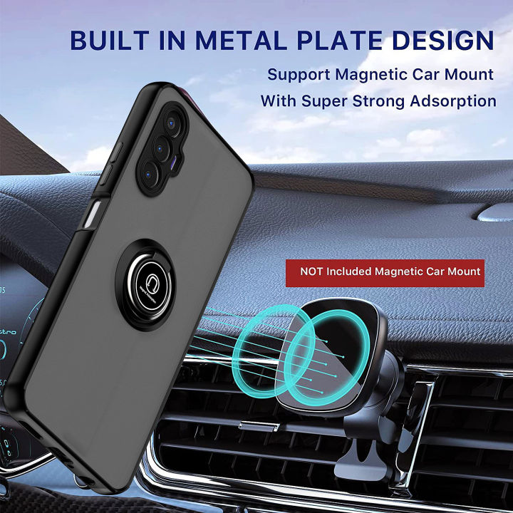 Lenuo%20For%20Tecno%20Pova%203%20Mobile%20Case%20Multifunction%20Car%20Magnetic%20Shockproof%20With%20Ring%20Stand%20Back%20Cover%20-%20Image%205