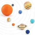 9pcs/Set Simulation The Solar Cosmic Planet System Universe Model Figures Teaching Materials Science Educational Toys. 