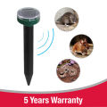Solar Powered Ultrasonic Snake & Mole Repellent for Garden & Lawn | Waterproof Outdoor Pest Control Device | Rodent & Reptile Deterrent with Sonic Vibrations | Eco-Friendly Solar Animal Repeller for Farms, Yards, & Backyards. 