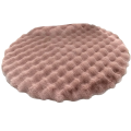 Round Carpets for Living Room Plush Floor Mat Soft Area Rugs Bedroom Bedside Mat Rug Room Decor,Pink,1X1M Easy Install Easy to Use. 