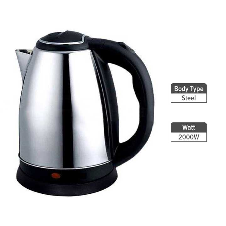 Auto Kettle 2 Ltr Auto Off System Multipurpose Electric Kettle (Black) | Daraz.com.np