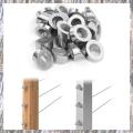 40 Pack 3/8In Stainless Steel Cable Railing Kit Angle Beveled Washer 25 30 35 Degrees for Deck Stair Railing System. 