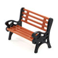 10Pcs Model Train HO N O Scale 1:75 Bench Chair Model Settee Street Park Layout Plastic Crafts,Garden/Railway Layout. 