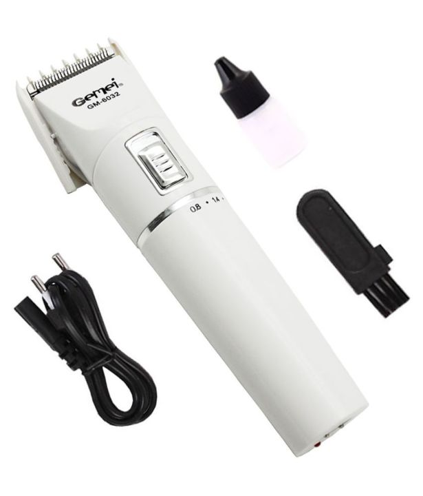 Gemei GM-6032 Hair & Beard, Rechargeable Cordless Trimmmer for Men