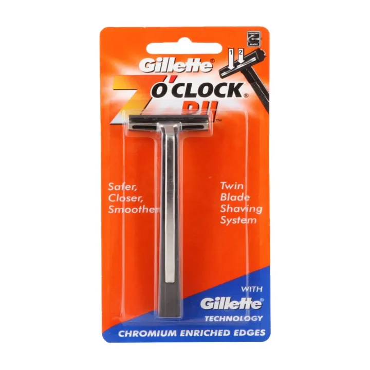 Gillette%207o'clock%20PII%20Shaving%20Razor%20-%20Image%202