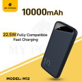 MyPower PowerBank | 22.5w Fast Charging Powerbank | 10000mah  Fast charging PowerBank |TypeC Output Input powerbank  | 10000mah Powerbank |Portable powerbank| PD Q.C 3.0 M12. 