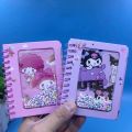 50k Sanrio rollover quicksand foam meteor ball coil book student pocket notebook Kuromi portable book. 