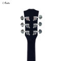 Mantra Karma Black Acoustic Guitar [Non EQ] With Bag, Pick, String, Strap And Capo. 