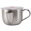 NAMUNY 1000Ml Multifunction 304 Stainless Steel Oil Soup Fat Separator Grease Oiler Filter Strainer Bowl Kitchen Cooking Tools. 