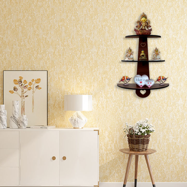 Best%20Quality%20%20Semi%20Circle%20Wooden%20Wall%20Rack%20Shelf%20with%20Formica%20Laminated%20by%20Supreme%20Decor%20-%20Image%203