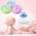 Mumlove High_Quality Talcum Powder Puff with Box - Soft Baby Face and Body Cosmetic Sponge Container. 
