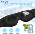 Sutuiying VIP Sleep Headphones, Bluetooth 5.0 Wireless 3D Eye Mask, Headset with Microphone, Side Breathable, Sleeper, Travel Phone and Music. 