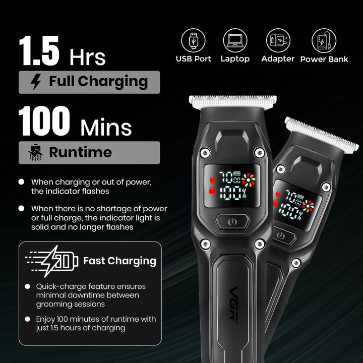 VGR%20V-964%20Professional%20Hair%20Trimmer%20for%20Men%20&%20Boys%20%7C%20Turbo%20Mode%20%7C%20LED%20Display%20%7C%201.5%20Hour%20Runtime%20%7C%20Quick%20Charge%20%7C%20Stainless%20Steel%20Blades%20%7C%20Corded/Cordless%20Use%20%7C%203%20Cutting%20Lengths%20%7C%20Rechargeable%20Beard%20&%20Hair%20Clipper%20%7C%20Reelax%20Comforts%20%7C%20Relax%20Home%20Solutions%20-%20Image%205