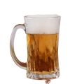 Delisoga 320ml Glassware Glass Clear Beer Mug ZB77 - 6 pcs Set. 