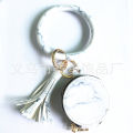 【Mega Sale】PU Bracelet Keychain Apple Bluetooth Headphone Leather Women's Mirror Cosmetic Bag Bracelet Key Chain New. 