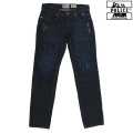 Police Zebra Dark Blue Ripped Jeans For Men - Zj-012. 