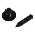 Set of 20 Pcs 7mm Hole Plastic Push Screw Rivet Fairing Panel Fixings Clips + 100 Pcs Car Fender Push In Type Plastic Rivets Fastener Black 15 X 13 X 6mm. 