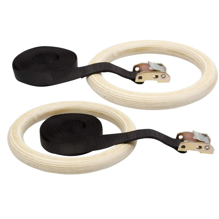 Spn'S%20Gymnastic%20Wooden%20Rings%20with%20Heavy%20Duty%20Adjustable%20Strap%20%7C%20Roman%20Rings%20Perfect%20for%20Calisthenics%20Competition%20and%20Conditioning%20Training%20-%20Image%202