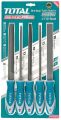 Total 5pcs steel file set/8”. 