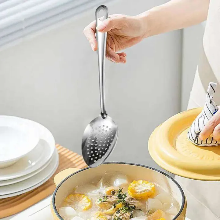 Spoon%2015IN%20Metal%20Slotted%20Spoons%20Cooking%20Nonstick%20Tools%20Scoop%20Utensil%20Skimmer%20Spatula%20for%20Mixing%20Baking%20Outdoor%20-%20Image%202
