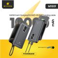 Mypower 10000mah fast charging Powerbank | 22.5W Fast Charging | ultra portable powerbank | Attached cable Type-c And Ios| pd charging   | M160f. 
