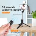 Light LED Mobile Phone Rotation Selfie Stick Tripod Photo God 360 Stabilizer Bluetooth Control Portable Band. 