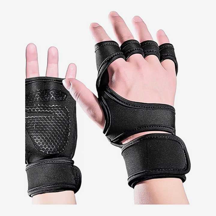 Workout Fitness Gym Gloves With Wrist Support Grip