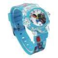 Blue Color Captain America Printed Watch For Kids. 