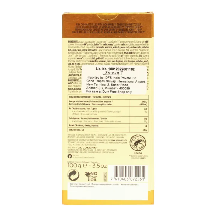 Goldkenn%20Jack%20Daniel's%20Jennese%20Honey%20Swiss%20Liquor%20Chocolate%20100gm%20-%20Image%203