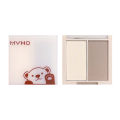 MYHO two-color comprehensive palette contouring natural and versatile three-dimensional matte blush, body color, girly young girl makeup blush. 