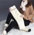 Women Inner Fur Slimfit Leggings For Winter. 