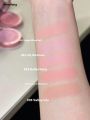Wenefang Flower Knows Midsummer Night Embossed Blusher Cashmere Matte Powder 2025 New Blush Natural Atmosphere Long-lasting Brightening Makeup. 