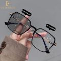Glasses prescription radiation protection men's eyeglasses graded Enacolor photochromic glasses with grade interchangeable lenses. 