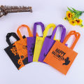 Amazon Cross-border Spot Halloween Tote Bag Kindergarten Gift Non-woven Bag Ghost Festival Candy Bag Customization. 