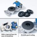 Ktteay Universal Gladhand Emergency & Service Brake Air Hose Coupling Connectors Glad Hands Parts for Semi Trucks Trailers RVs. 