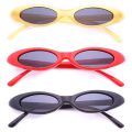 Small Sunglasses Women Cool Cat eyes Glasses UV400 Yellow. 