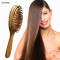 Sutuiying Air Cushion Comb With Bamboo Brush For Scalp Massage, Anti-static, No Hair Tangles Wooden Unique Design Massage Comb. 