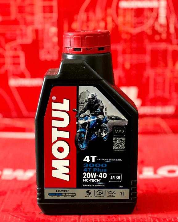 Motul%20Engine%20oil/%20Mobil%203000%204T%20PLUS%2020W40%201L%20-%20Image%202