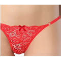 Fancyra Women Red Soft Comfortable Adjustable G-String Panty Thong For Women. 