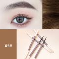 New Ultra-Fine Double-Ended Eyebrow Pencil Automatic Rotation Waterproof Eyebrow Pencil. 