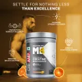 MuscleBlaze Creatine Monohydrate 320g Orange Flavor with CREAMP Micronized Powder for Muscle Building. 
